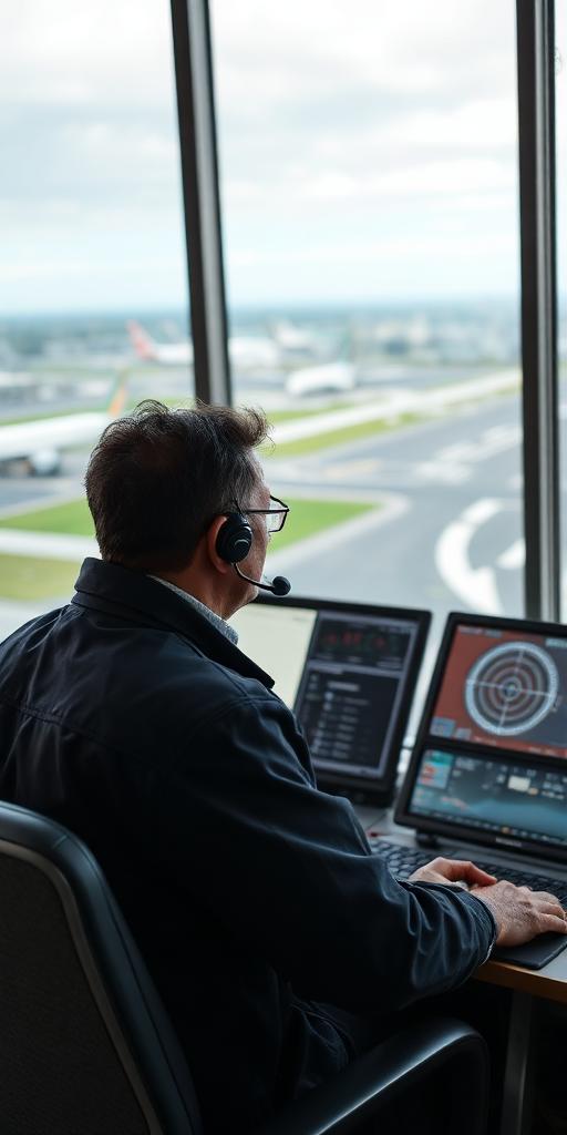 Air Traffic Controller at work — Images and Photos created by jobs-rank.com
