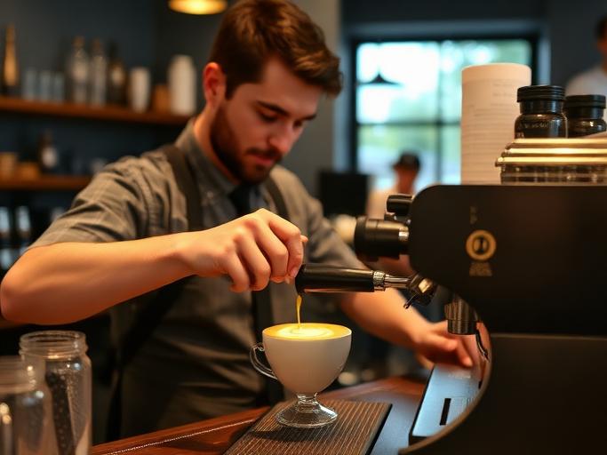 Barista at work — Images and Photos created by jobs-rank.com