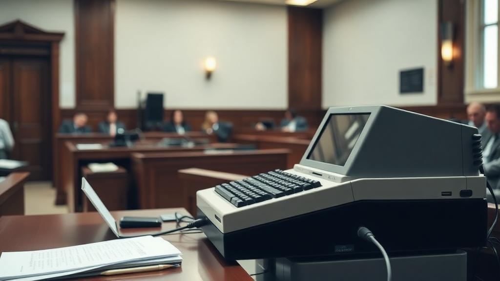 Court Reporter at work — Images and Photos created by jobs-rank.com