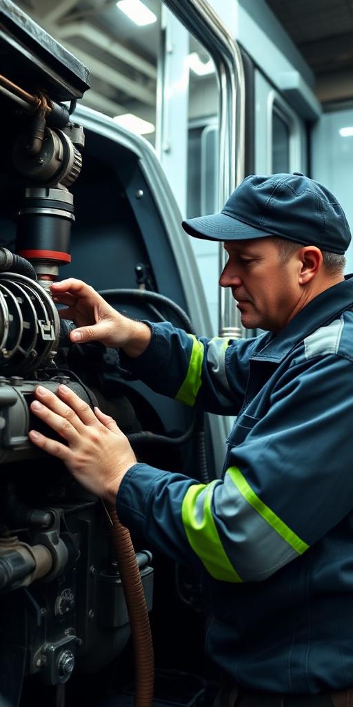 Diesel Mechanic at work — Images and Photos created by jobs-rank.com