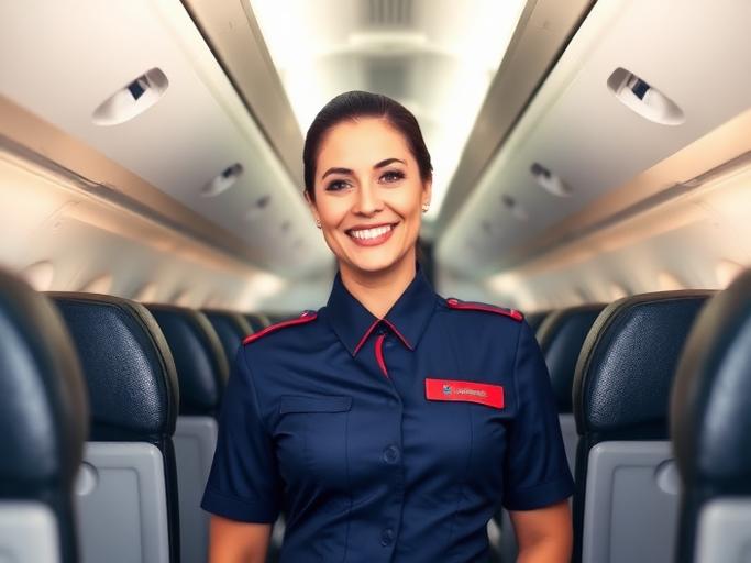 Flight Attendant at work — Images and Photos created by jobs-rank.com