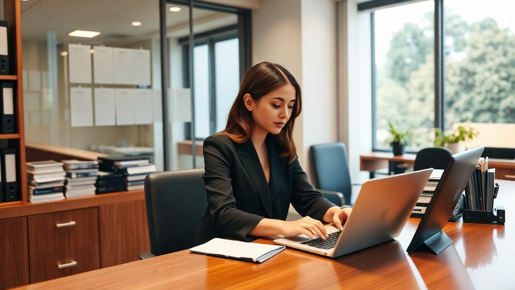 Legal Secretary at work — Images and Photos created by jobs-rank.com