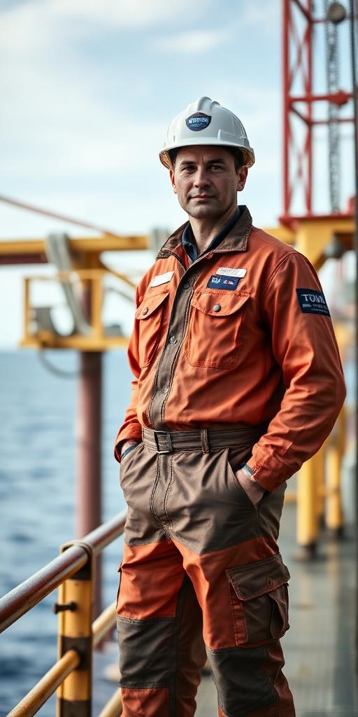 Oil Rig Worker at work — Images and Photos created by jobs-rank.com