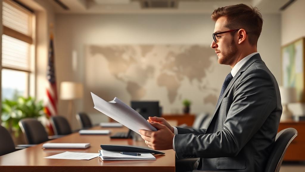 Public Servant (Policy Officer) at work — Images and Photos created by jobs-rank.com