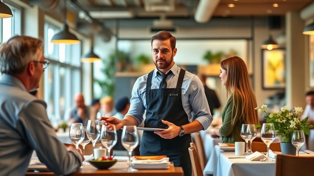 Restaurant Manager at work — Images and Photos created by jobs-rank.com