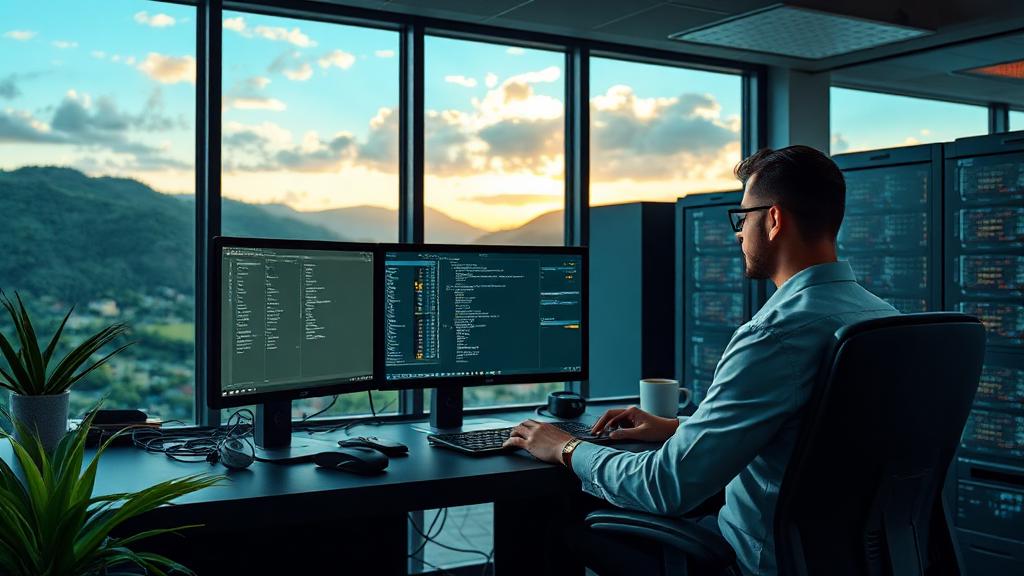 Systems Administrator at work — Images and Photos created by jobs-rank.com